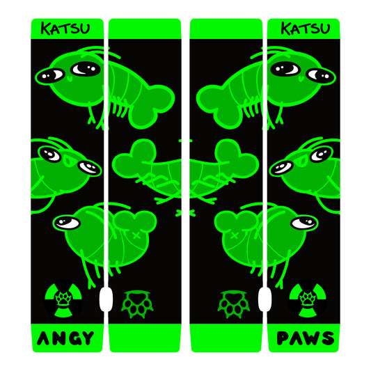 Radioactive Shrimp Arm Warmers
