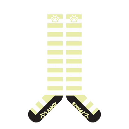 Pastel Green vs White Sockies