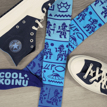 Proto Glyph Knee Socks