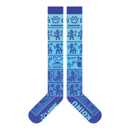 Proto Glyph Knee Socks
