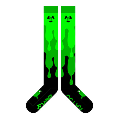 Radioactive Shrimp Knee Socks