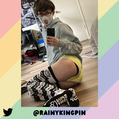 Mono Angy Cat Stak Sockies
