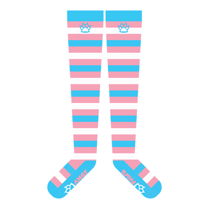 Chaussettes hautes Trans Pride