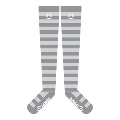 Sweatpants Thigh High Socks