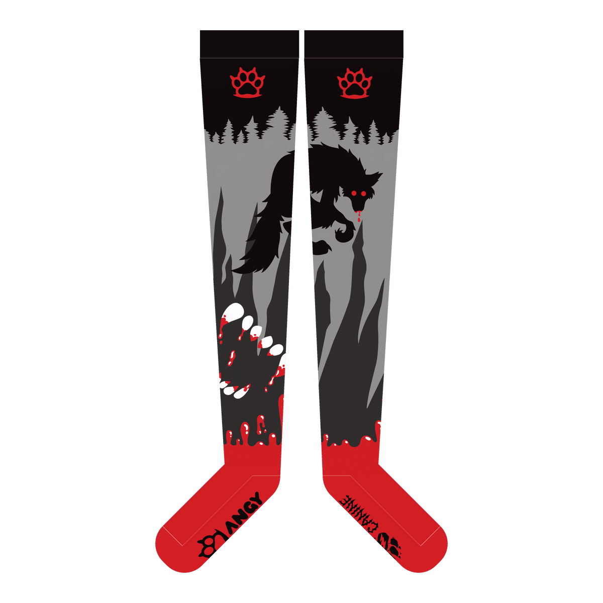 Cryptid Thigh High Socks
