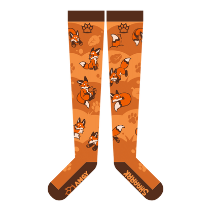 Chaussettes hautes Renard d'automne