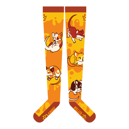Easy Cheesy Thigh High Sockies