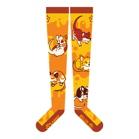 Easy Cheesy Thigh High Sockies