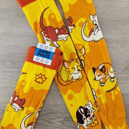Easy Cheesy Thigh High Sockies