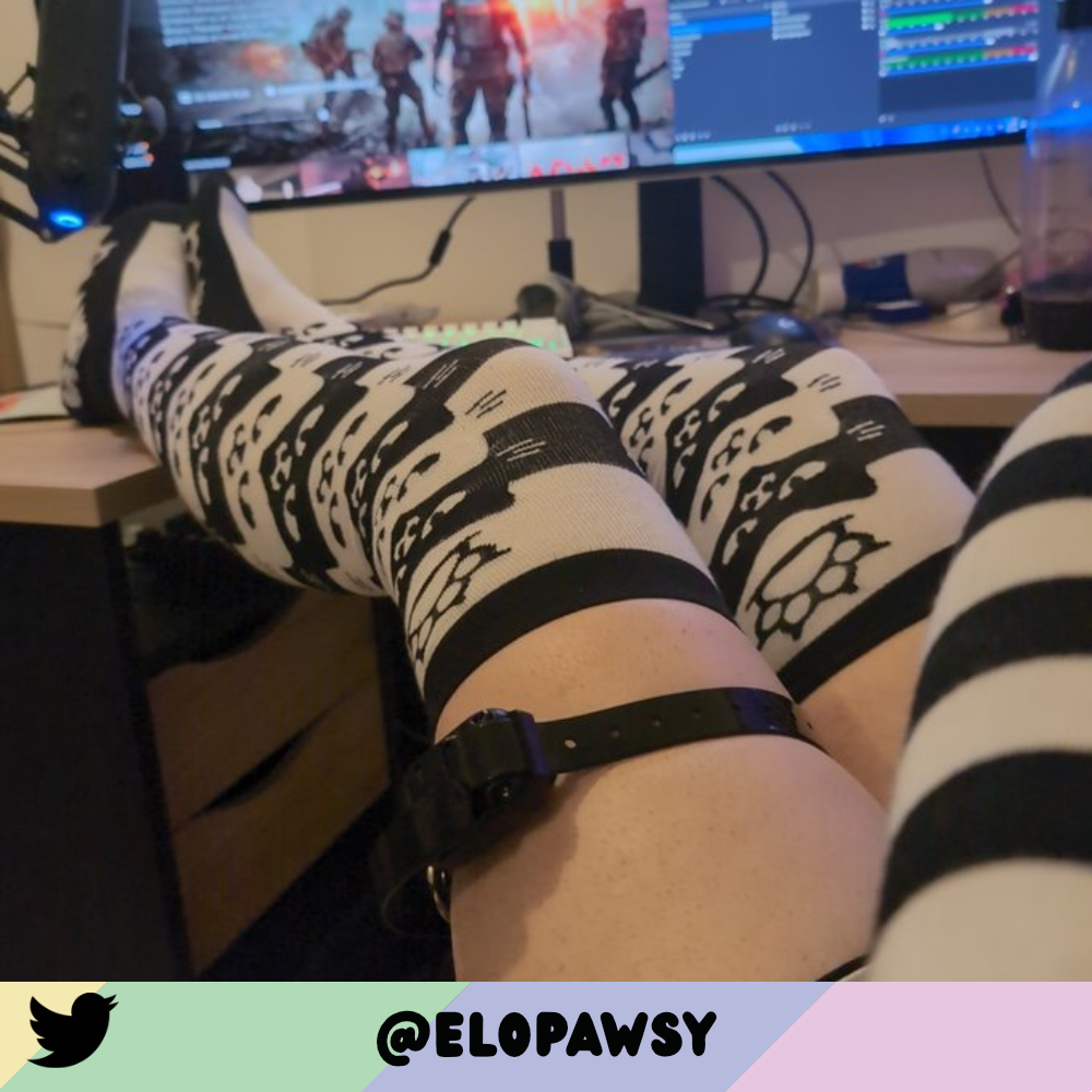 Mono Angy Cat Stak Sockies