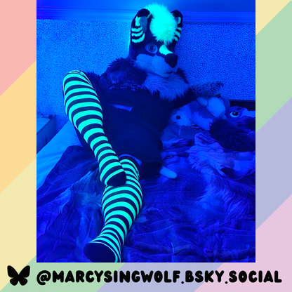 Chaussettes vert fluo ou chaussettes noires