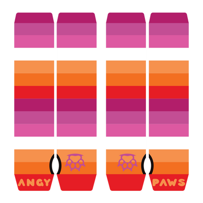 Lesbian Pride Arm Warmers