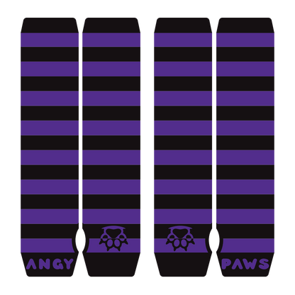 Purple vs Black Arm Warmers
